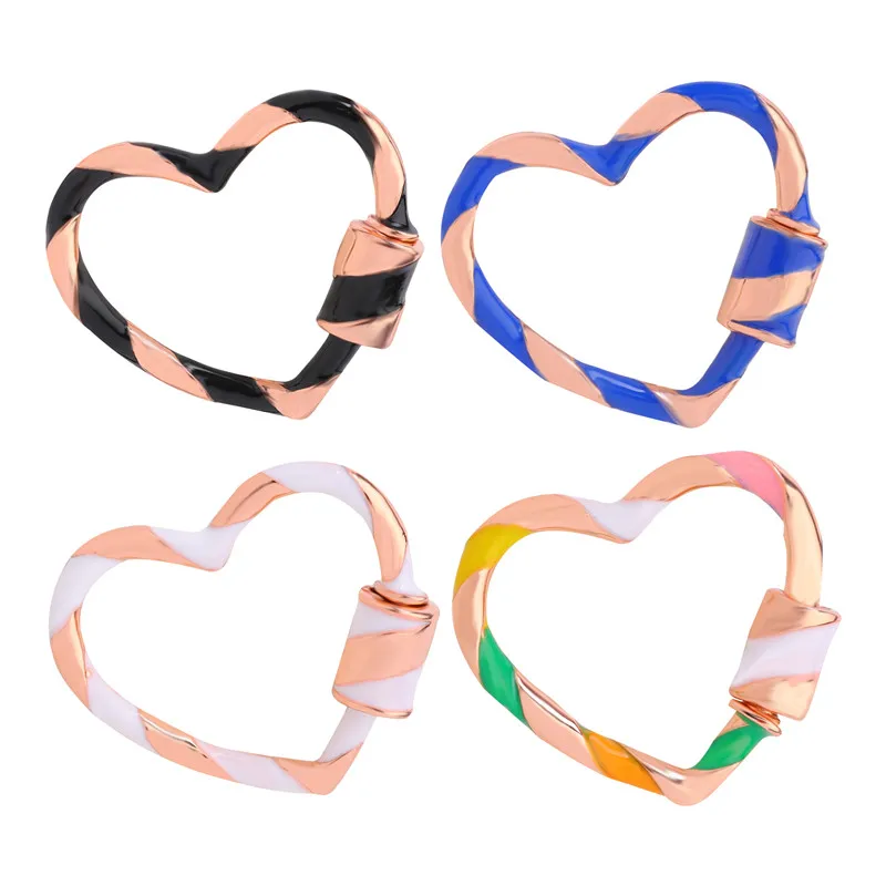 

Necklace Earrings For DIY Jewelry Making Supplies Copper Cubic Zirconia Clasps For Handmade Woman Pearls Clasps Accessories