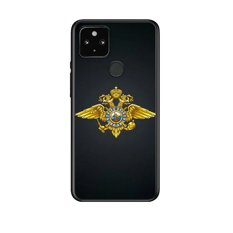 

Russia Flag national emblem for Google Pixel 5 Pixel 4a 5G Pixel 4a Pixel 4 Pixel 4 XL Silicone Soft Black Phone Case Cover