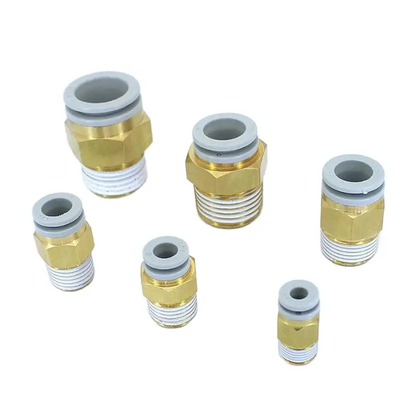 

10 Pieces SMC Pipe Fittings Pneumatic KQ2H Series KQ2H08 / 10/12/16