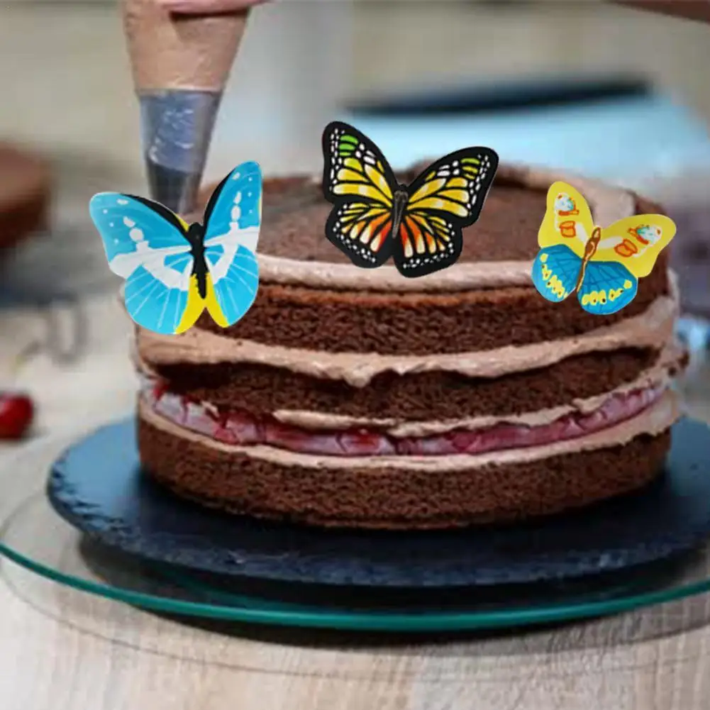

Cake Decorating Tool Mixed Butterfly Cake Tool Edible Glutinous Rice Cake Rice Paper Birthday Cake Tool Baking Tools