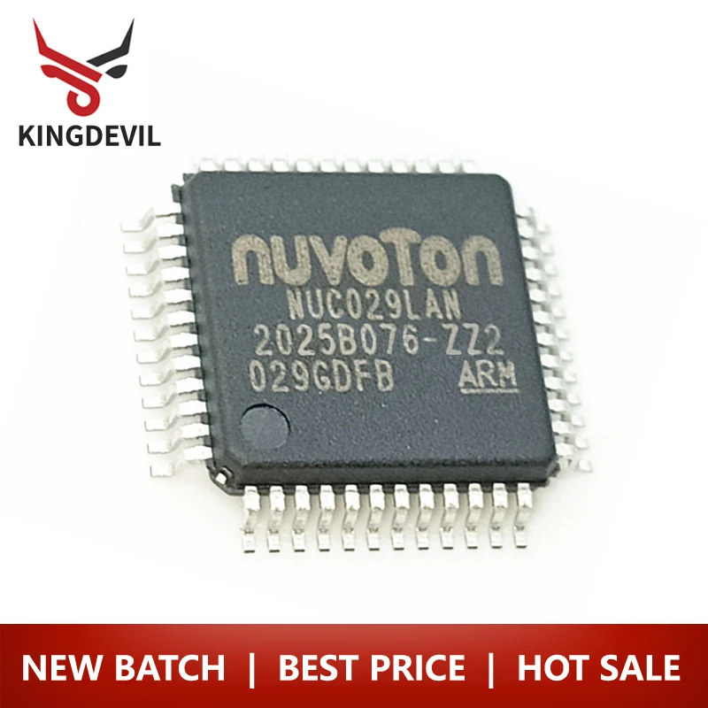 

1pcs/lot New original NUC029LAN LQFP-48 Microcontroller Single Chip Compatible substitution M054LBN M058LBN M0516LBN LQFP48