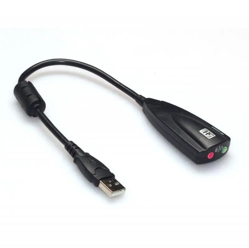 External USB 2.0 To 3.5mm Virtual 7.1 Channel Surround Audio Sound Card Adapter For Laptop PC Windows XP Win7 Win8 | Компьютеры и офис