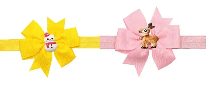 

36PCS 3.5INCH HAIR BOW Baby Headband Newborn Toddler Kid Baby Girls Bow Christmas Headband Headwear Baby Hair Accessories wholes