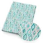 50*145 см полиэстер с геометрическим принтом хлопчатобумажной ткани лоскутное шитье инструментом для ткани Дети Домашний текстиль для изготовления ткани платье куклы Шторы, 1Yc13005