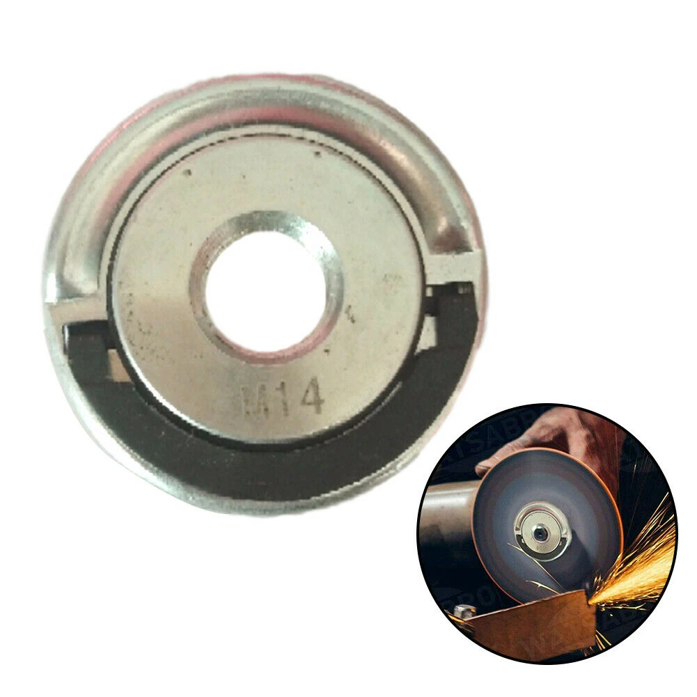 

Parts Release Durable Tool Accessories Blade Disc Replacement Flange Nut Easy Use Quick Change Locking Angle Grinder M14