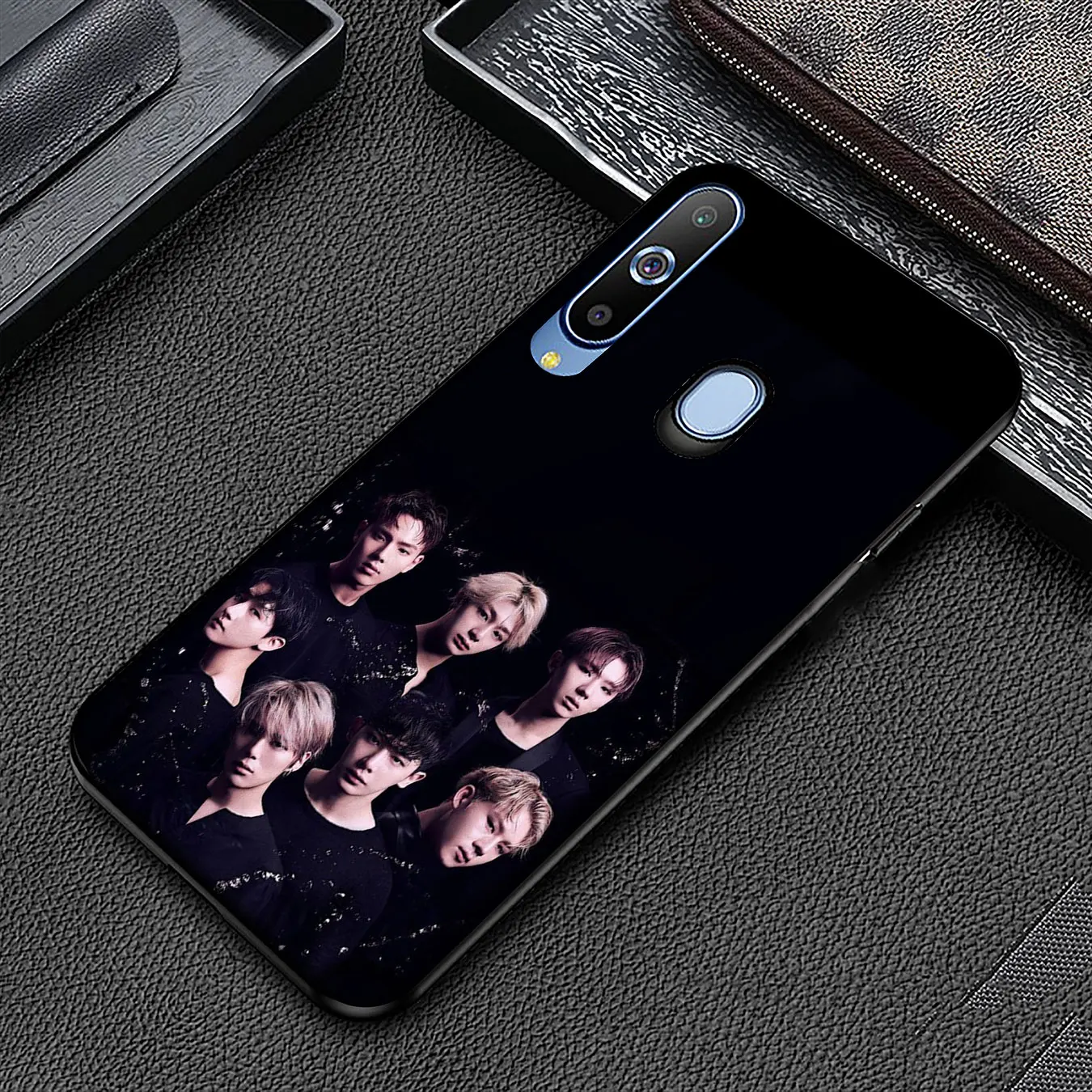 Мягкий чехол для телефона MONSTAX Monsta X kpop Samsung Galaxy A51 A71 A81 A91 A41 A21 A11 A01 A2 Core J8 J7 J6 J4 Plus Prime
