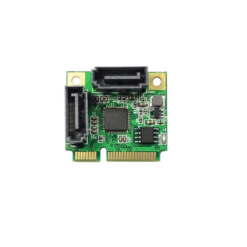 Хорошее качество мини PCI-Express на 2 порта SATA 3 0 III 6 ГБ/сек. Плата расширения один чип