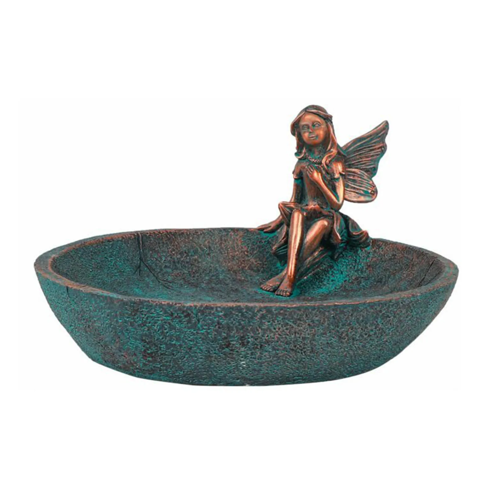 

Angel Fairy Girl Garden Statue Bird Feeder Yard Art Resin Sculpture for Outdoor Garden Decoration Aesthetic Decor Yard Ornament