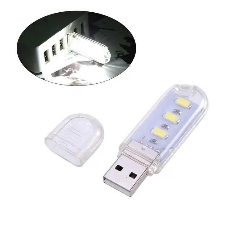 

LED Night Light USB Keyboard Laptop Lamp Reading Lighting Portable Mini Table Lamp