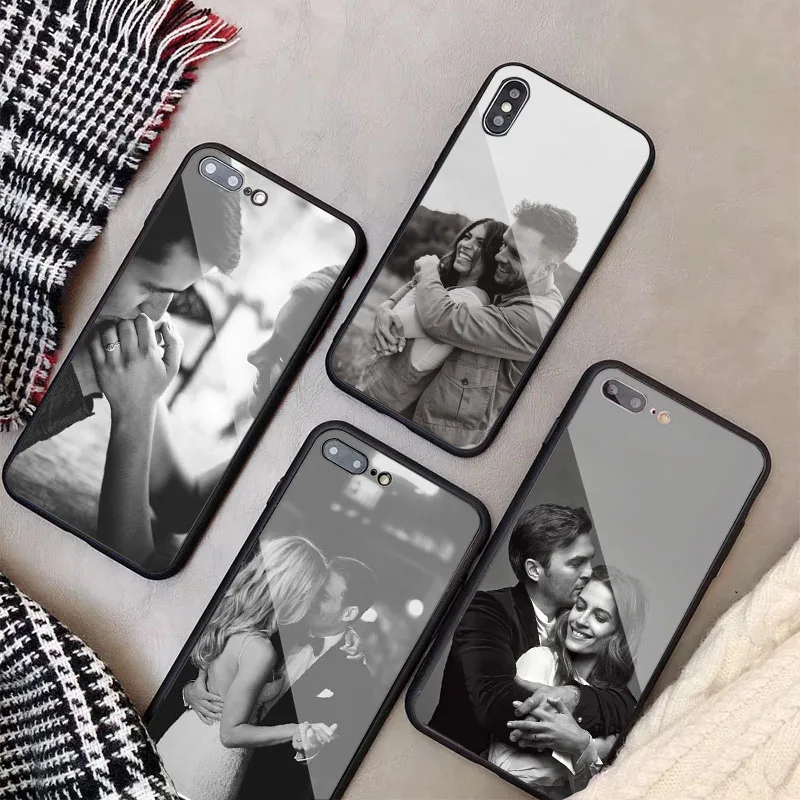 Чехол для телефона из закаленного стекла iphone 12 11 Pro Max 5 6 7 8 PLUS X XS XR XSMax|Бамперы| |