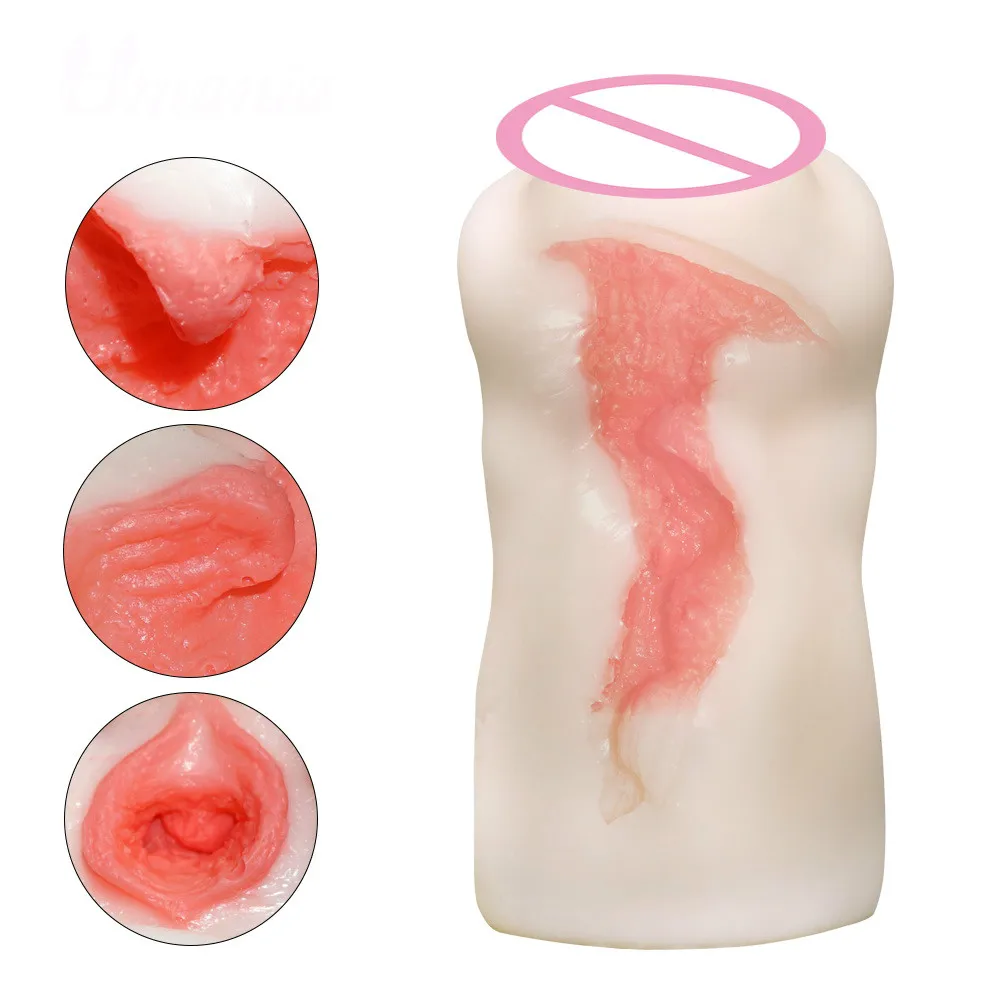 Мужской мастурбатор реалистичный имитатор вагины для полости рта карман киска