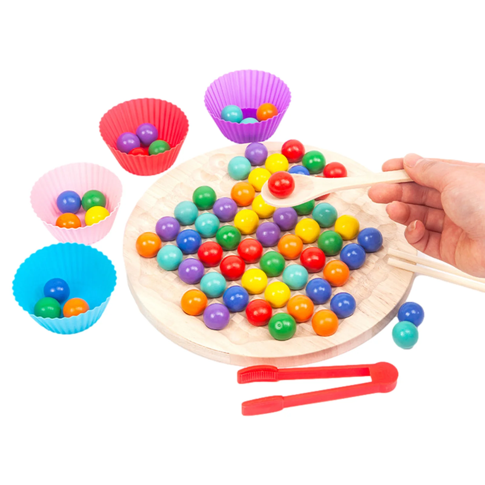 

Wooden Board Bead Game Toy Early Educational Baby Puzzle Toy Family Gathering Best Interactive Parent-child Board Game Opportune