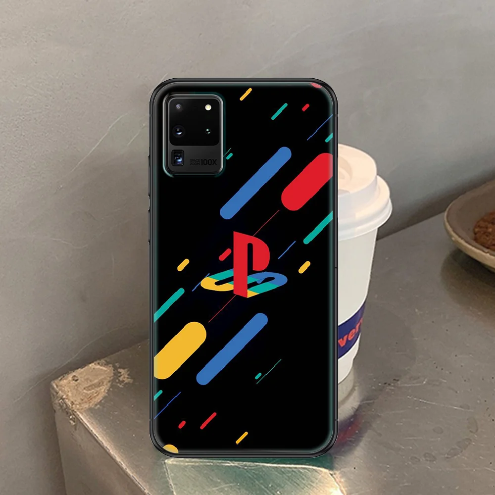 

PlayStation Buttons PS Phone case For Samsung Galaxy Note 4 8 9 10 20 S8 S9 S10 S10E S20 Plus UITRA Ultra black art funda 3D