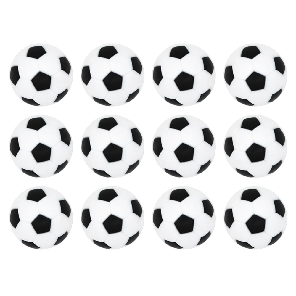 12 шт. 36 мм настольные футбольные черно-белые Настольные игры для в помещении