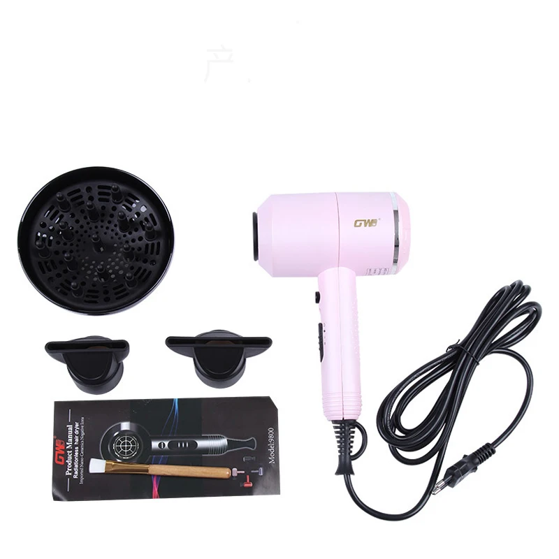 Электрический фен для волос без радиации Surker раздвижная ручка мощность 3000 Вт