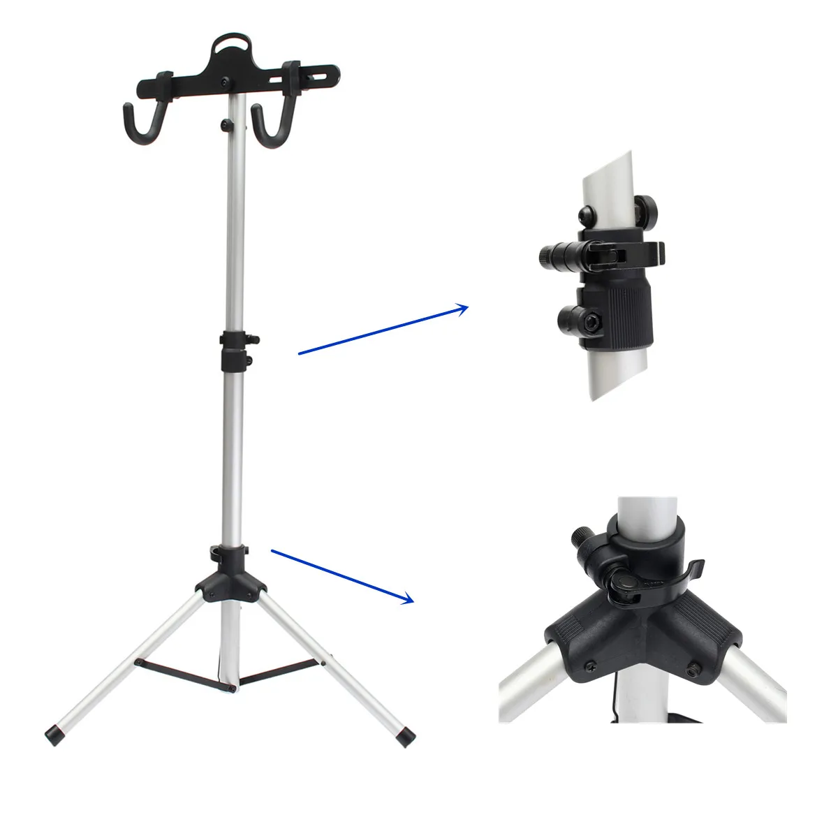 

Aluminum Alloy Bike Work Stand Professional Bicycle Repair Tools Adjustable Fold Bike Rack Holder Storage Bicycle Repair Stand