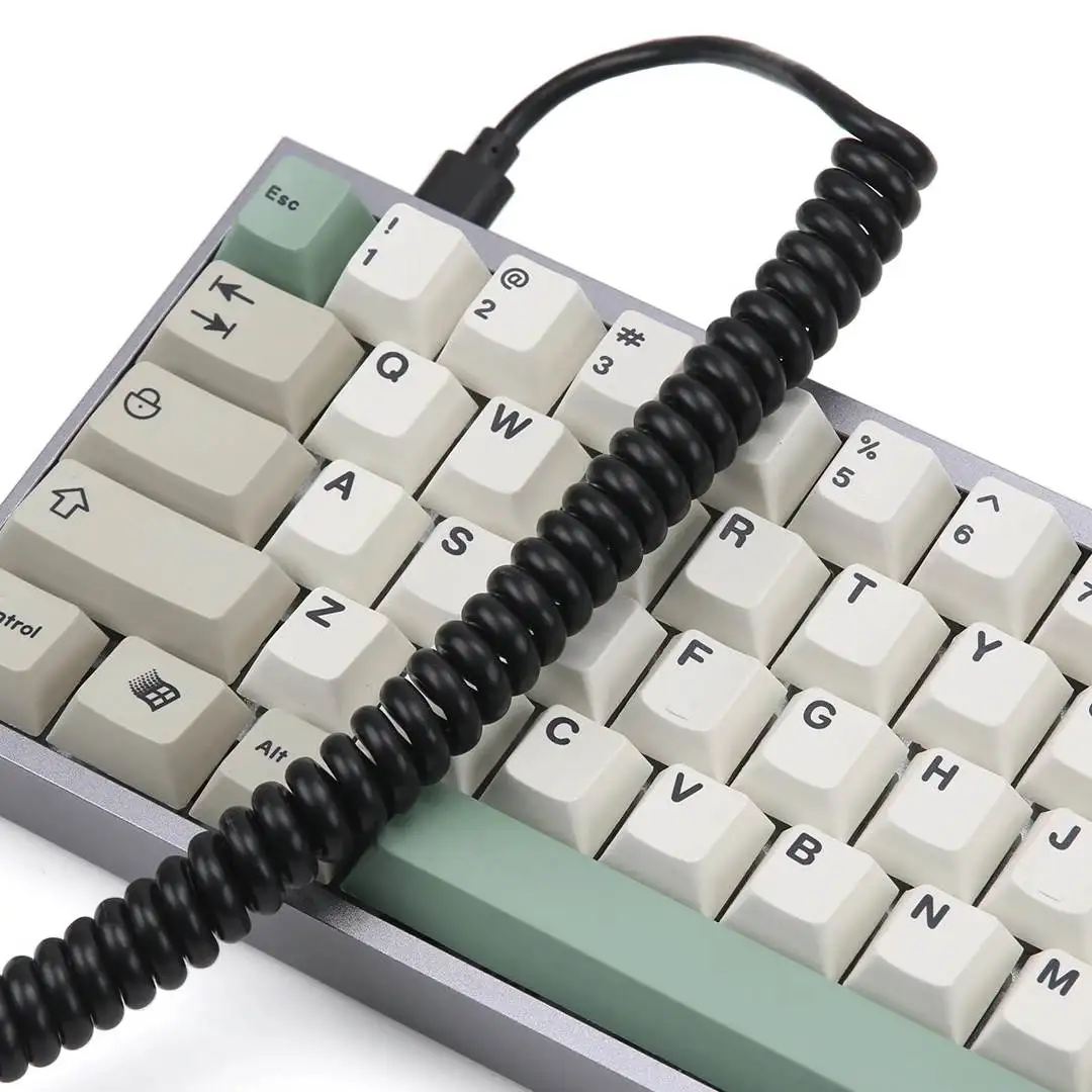 Спиральный кабель S SKYEE Usb C-порт механическая клавиатура USB-кабель типа C