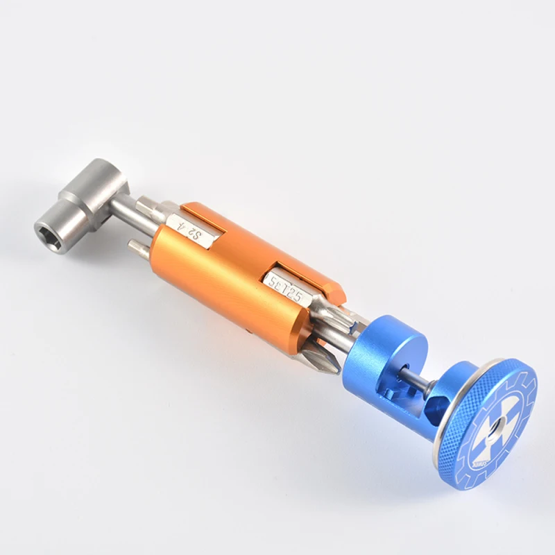 

Aluminum Bike Bicycle Invisible Repair Tool Set Multi Portable Kit Upgraded Version Hexagon Screwdriver T25 Wrench Set