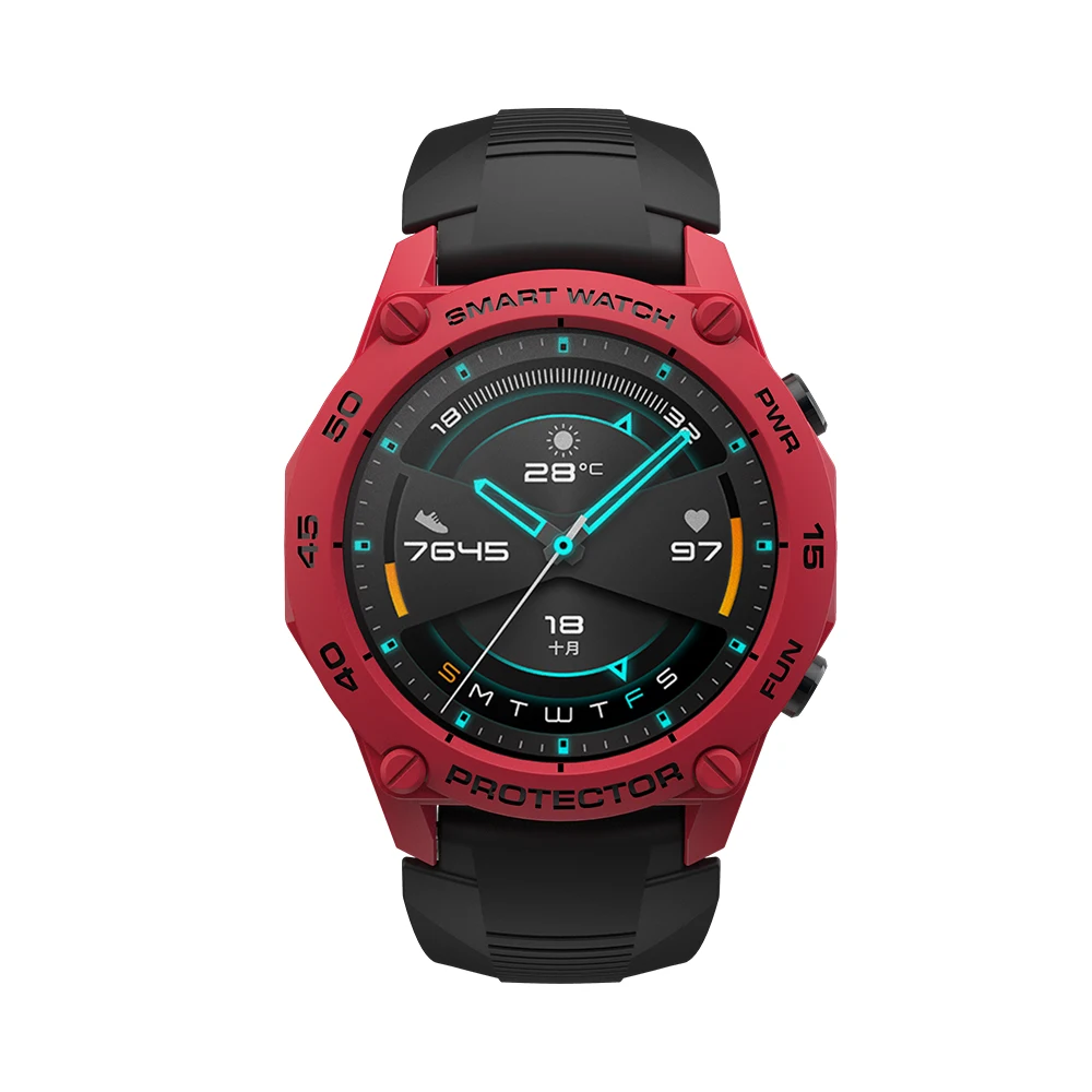 Мягкий чехол для часов SIKAI из ТПУ Huawei Watch GT2 46 мм защитный с полным покрытием смарт