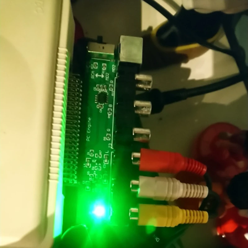 RGBS Card Video Booster Signal Output o for NEC PCE PC Engine Console Grafx TV AC Converter |