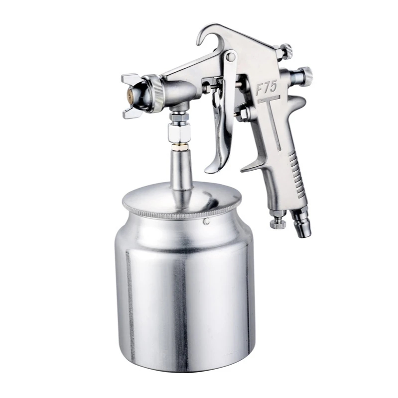 

F-75 paint spray gun f75 pneumatic up and down pot watering can furniture car paint glue high atomization spray gun