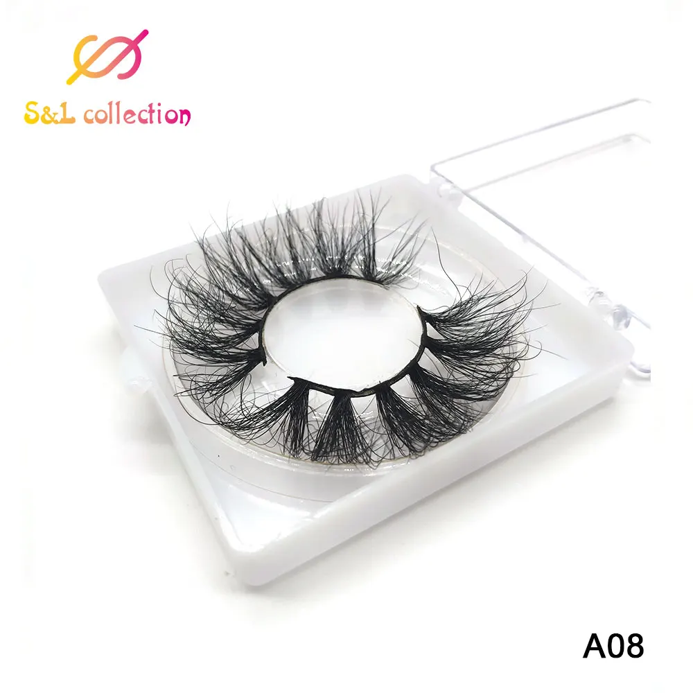 100% норковые ресницы 25 мм длинные Искусственные натуральная длина 3D | Красота и