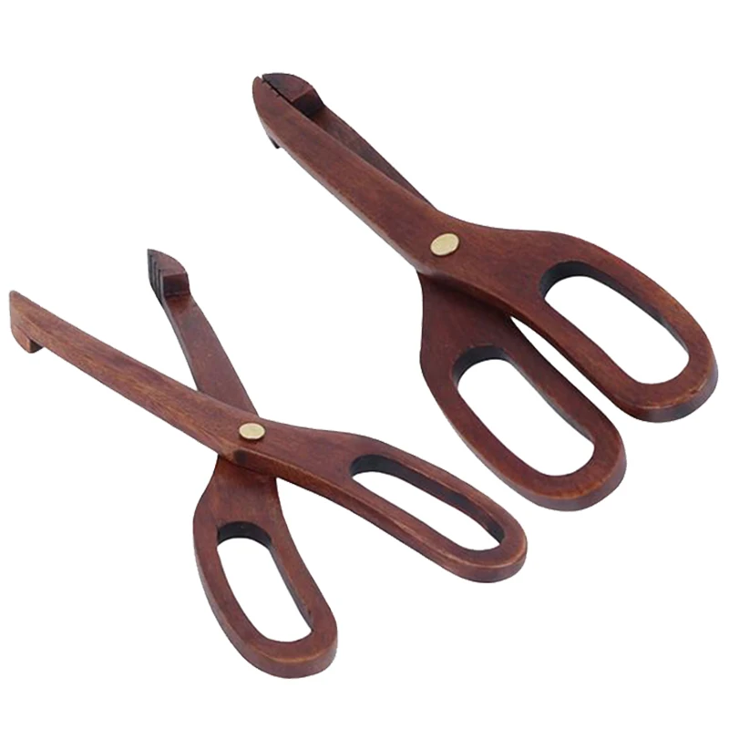 2 упаковки деревянные кухонные щипцы для салата ПИЩЕВЫЕ ЗАЖИМ креативный