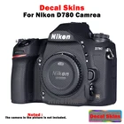 Устойчивая к царапинам Виниловая наклейка для камеры Nikon D780 Защитная пленка для защиты от царапин