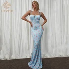 Летнее цветочное платье HTZMO, женские пикантные Макси-Платья на бретелях-спагетти с открытой спиной, шикарное длинное платье с принтом прерий, пляжная одежда для вечерние 2021