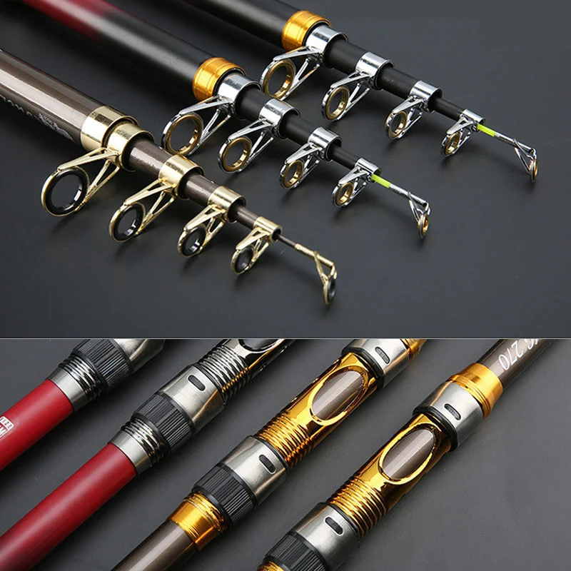 Новая удочка гладкое направляемое кольцо телескопическая портативная