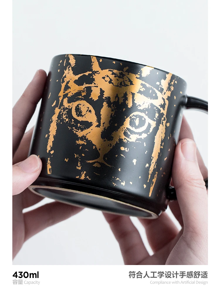 

Creative Ceramic Mug Nordic Coffee Cup Mug Tea Milk Cups Lid Tea Drinker Cover Special Cup Tazzine Caffe Home Drinkware EE5MK