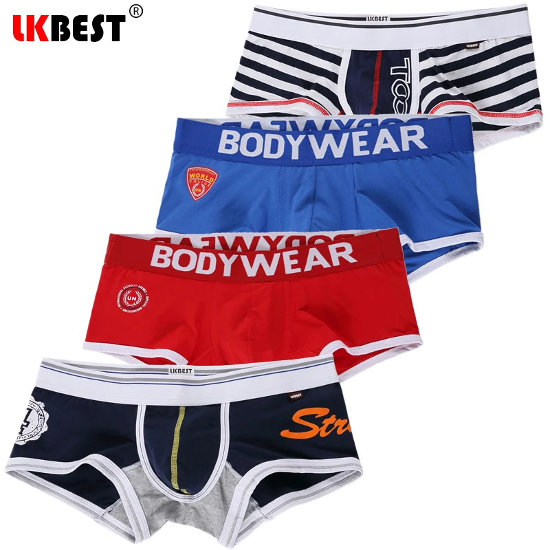 4 шт./лот Мужское нижнее белье сексуальные мужские трусы боксеры U формы