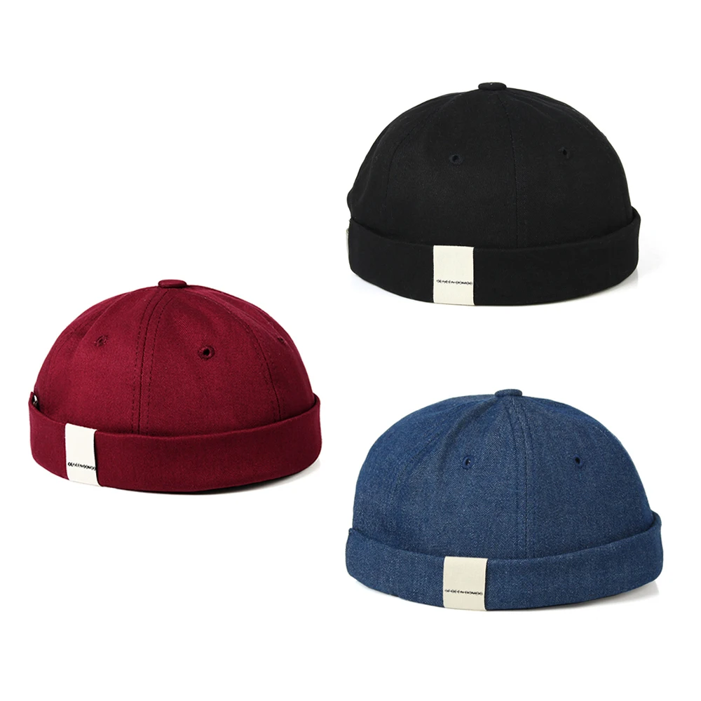 Регулируемая шапка без козырьков Мужская модная Ретро Кепка с черепом морская