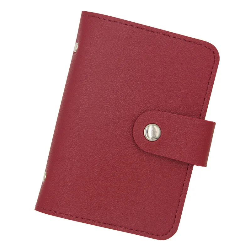 

1pc PU Function 26 Bits Credit Card ID Card Wallet with Driver's License Slots Pack Business Credit Card Holder Bank Card Case