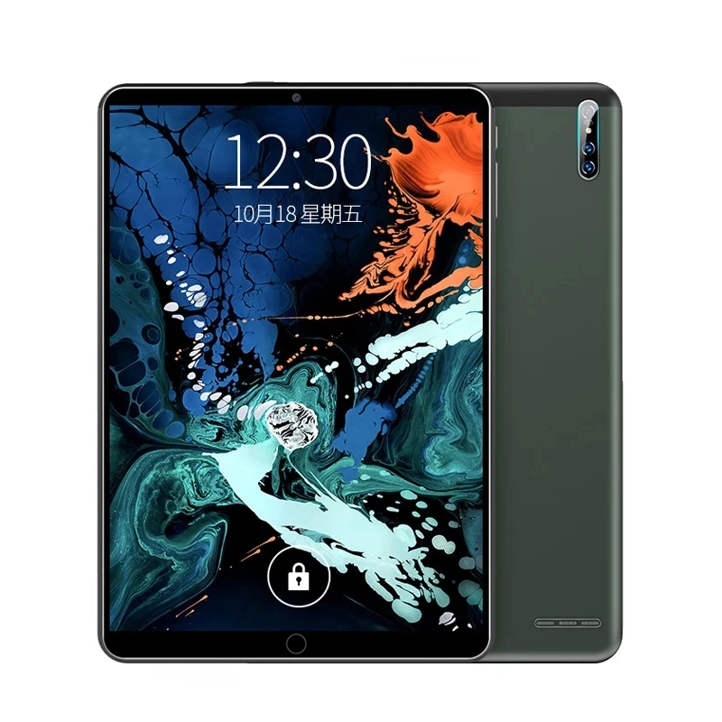 

Bluetooth Android 9.0 IPS Screen 8.1 Inch Ten Core 4G Network RAM 8GB+ ROM 128GB Tablet PC 1280*800 IPS Dual SIM Dual Camera