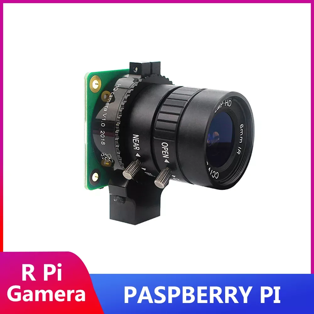 

Камера для Raspberry Pi 4, 12,3 МП, IMX477, с регулируемым задним фокусом, для крепления C и CS, 16 мм, для 4b