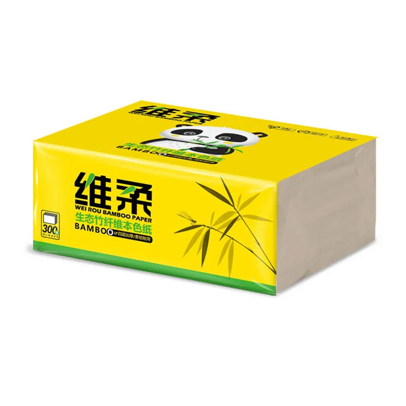 8 упаковок 300 штук бумаги из натуральной бамбуковой целлюлозы | Красота и здоровье