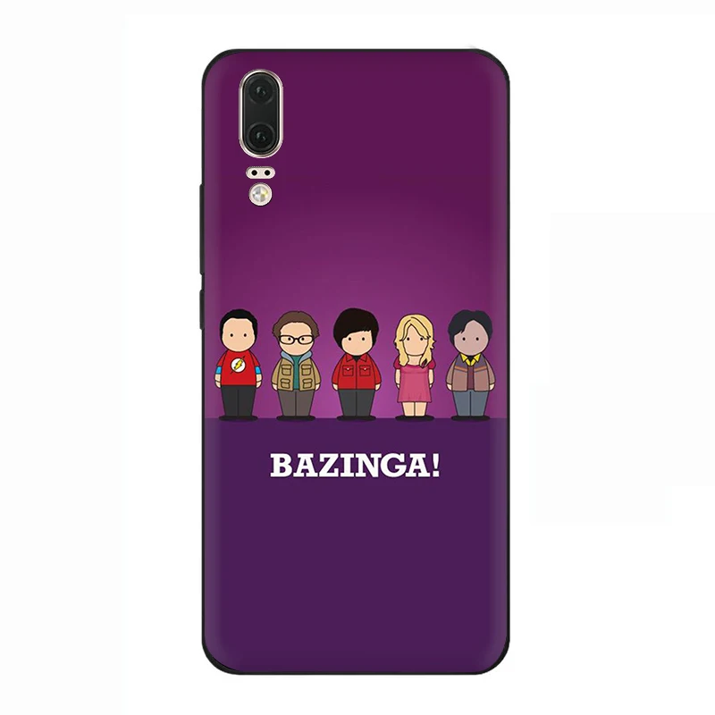 B11 EWAU Bazinga The Big Bang Theory ТВ-шоу силиконовый телефон чехол для Huawei P8 P9 P10 P20 P30 Lite Mini Pro P Smart Z Plus - Цвет: B11