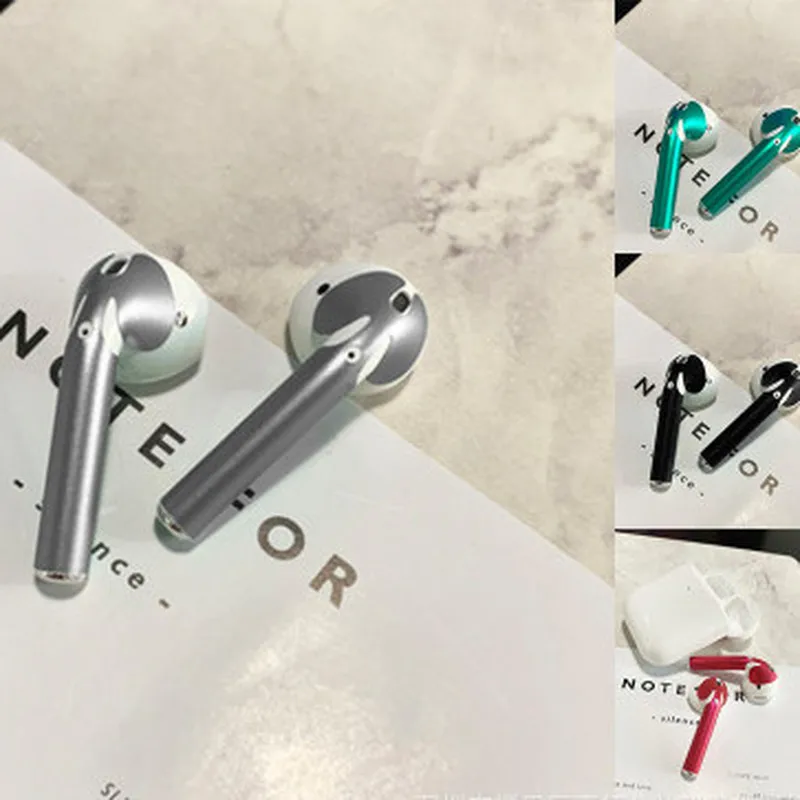 Кожа Стикеры для Airpods протектор наушники защиты от пыли наклейки ультра тонкая
