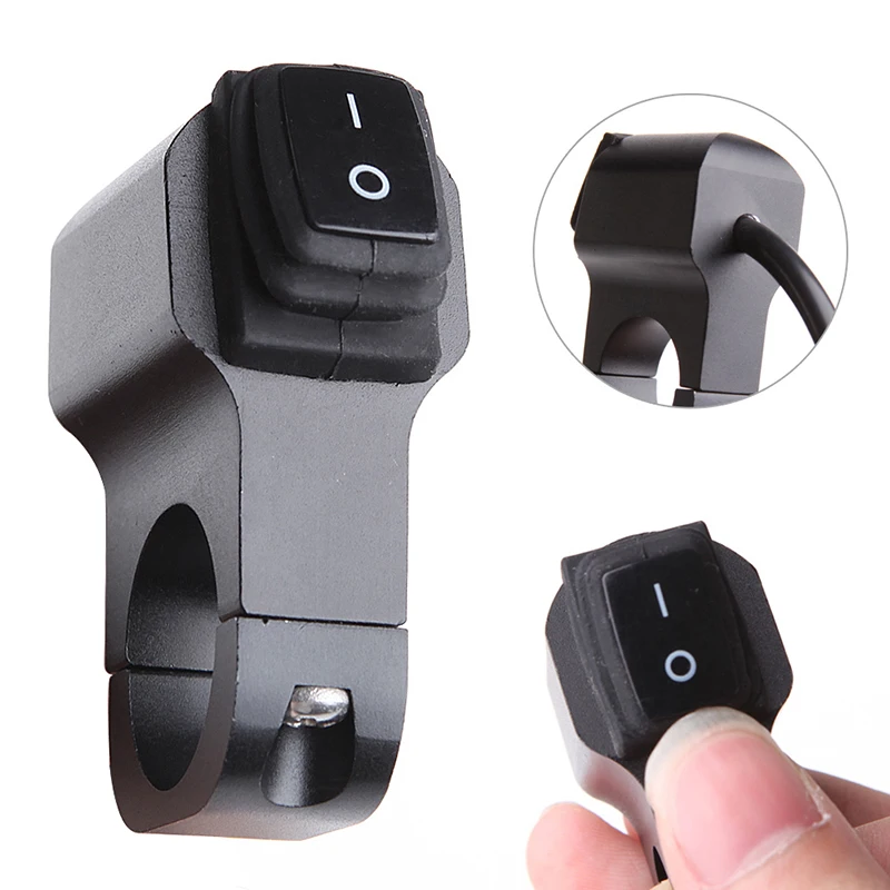 

X7AE 7/8 Waterproof Motorcycle Handlebar Turn Signal Indicator ON OFF Switch 12V New