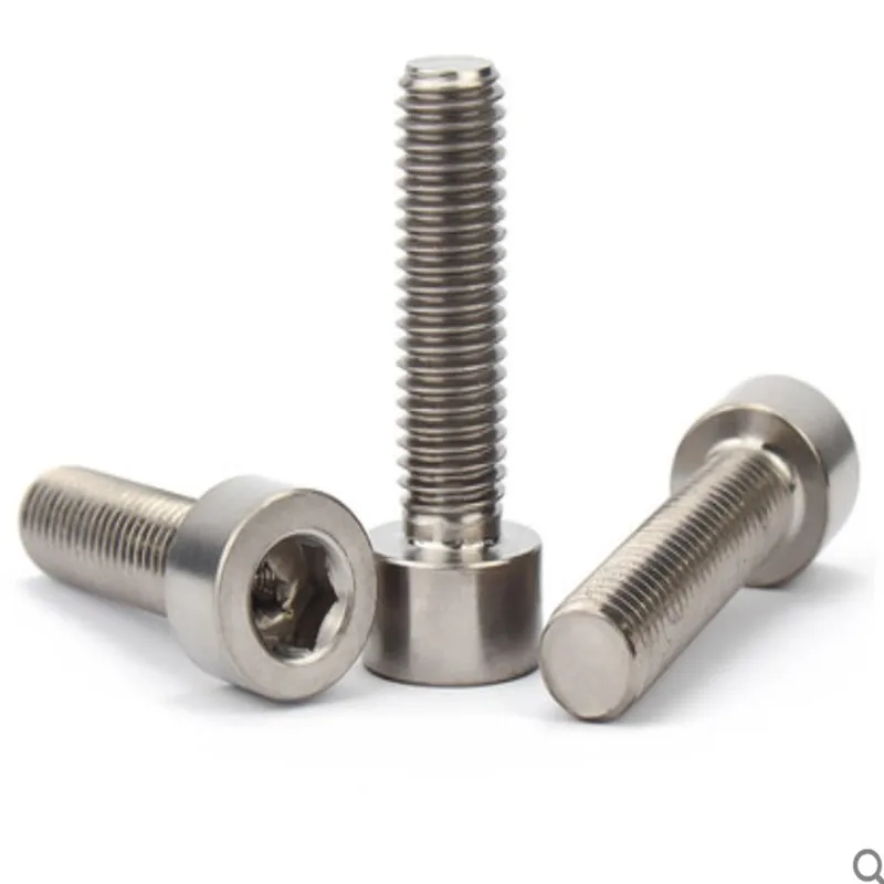 

10pcs M4 M5 M6 DIN912 GR2 Titanium Hexagon Head Socket Cap Screws