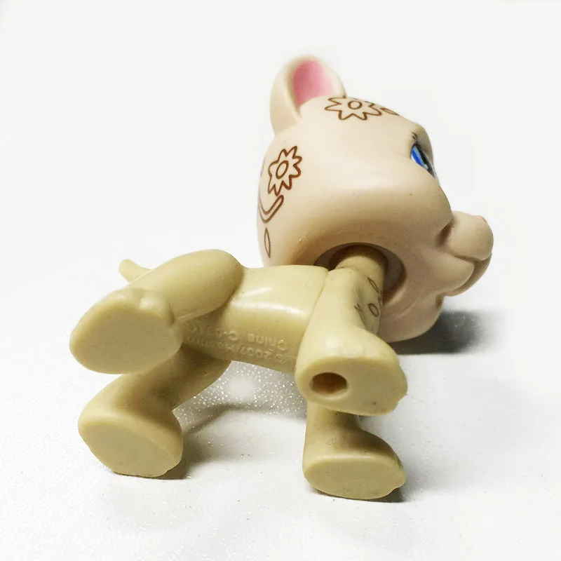 LPS CAT Littlest pet shop милые игрушки отличная фотография мини собака арт цветы с голубыми
