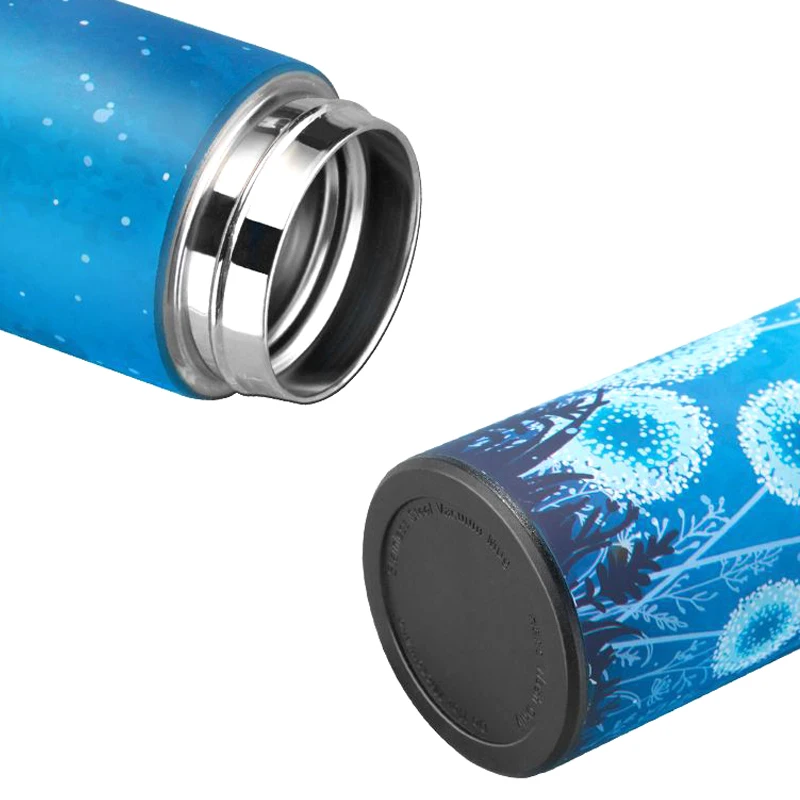 

Newly Stainless Steel Water Bottle Insulated Wide Mouth Cap Vacuum Drinking Portable for Travel