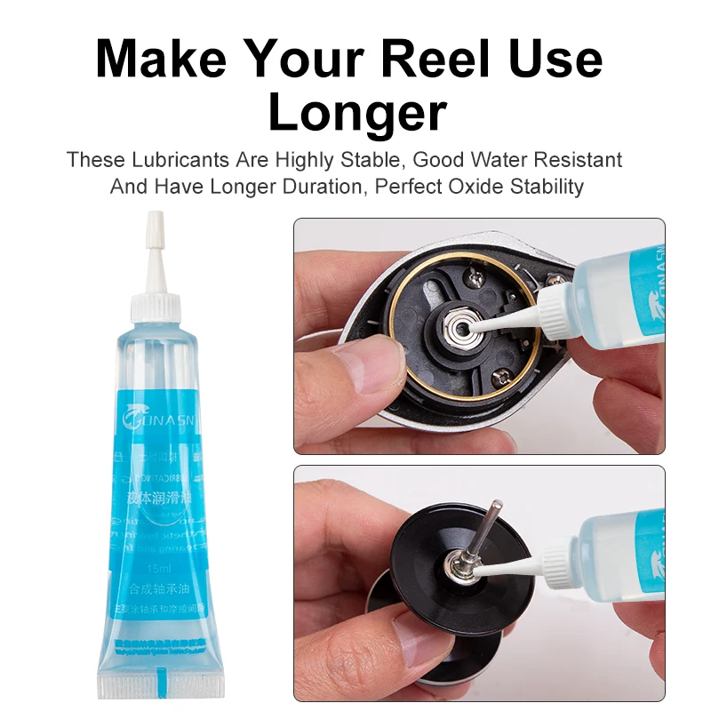 LEYDUN Fishing Reels Protective Grease Lubricant Oil Bearing Lubricant Casting Spinning Fishing Reel Maintenance Oil Tackle Tool