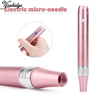 electric derma pen dr pen needles screw cartridge micro rolling stamp derma roller skin care tools wireless microneedle machine