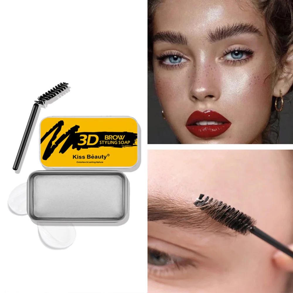 

Eyebrow Cream Makeup Brows Shaping Kit Long Lasting Eyebrow Setting Gel Waterproof Wild Eyebrow Styling Tool Brush Cosmetics