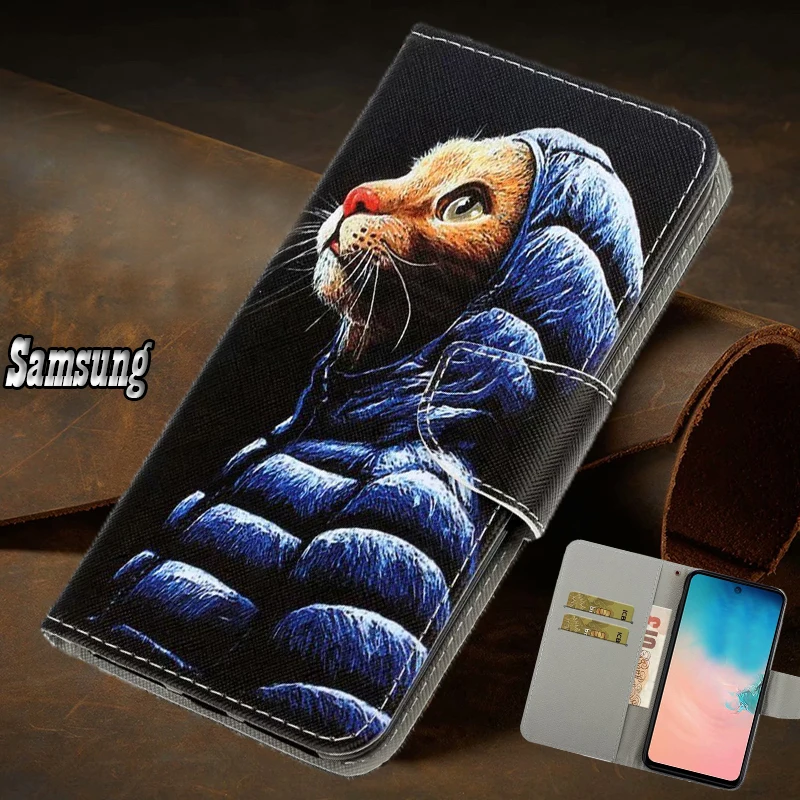 Кожаный чехол книжка с подставкой и отделением для карт противоударный защитный