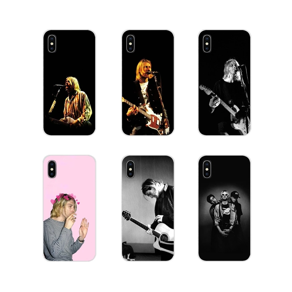Для Xiao mi 4 mi 5 mi 5s mi 6 mi A1 A2 5X6X8 9 Lite SE Pro mi Max Mix 2 3 2S аксессуары оболочки чехлы Nirvana Kurt Cobain Мода