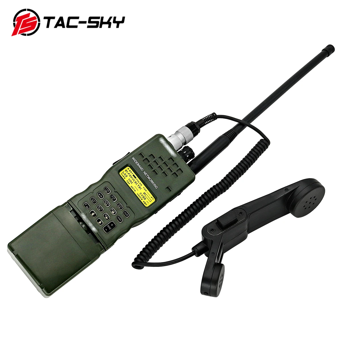 TAC-SKY Tactical Military Adapter 6-Pin Handheld Speaker Microphone H250 PTT For AN/PRC 148 152 Walkie-Talkie Model