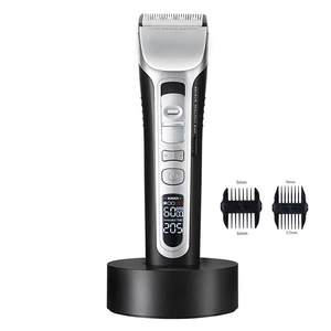 Машинка для стрижки волос, перезаряжаемый профессиональный триммер с керамическими лезвиями, ускоритель стрижки